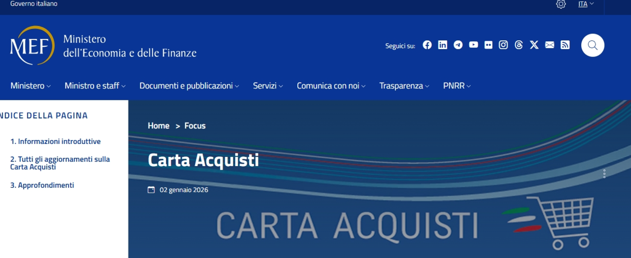 carta acquisti