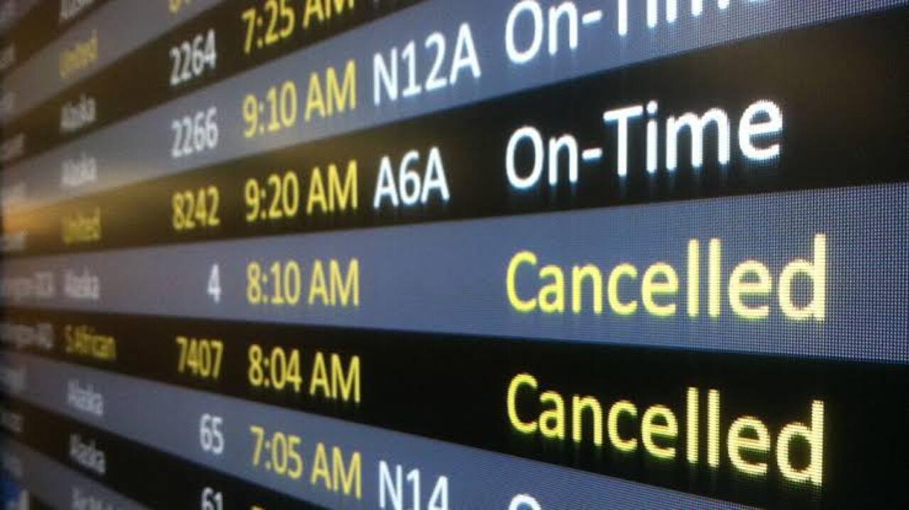 voli aereo cancellati